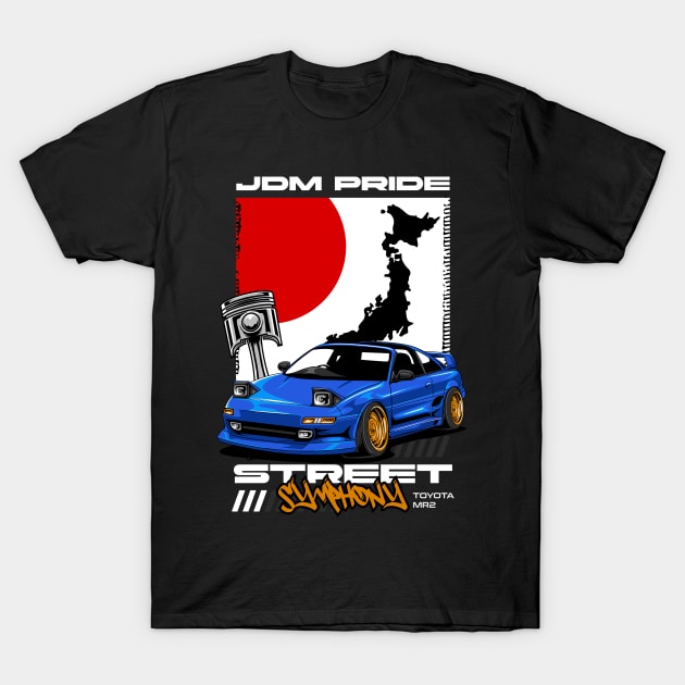 Toyota MR2 Street Symphony T-Shirt by Harrisaputra